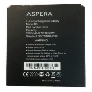 Aspera R5 Battery