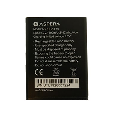 Aspera F40 Battery